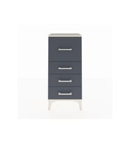 Arges Komodin 4 Çekmeceli 44x30x96 Aytaşı-Antrasit