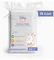 Lexroo baby me Bebek Temizleme Pamuğu 15x60 adet