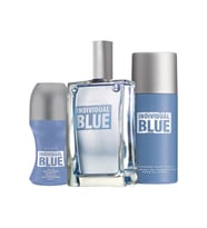 AVON Individual Blue EDT 100ml + Roll OnIndividual Blue + Deodorant Rollon 3lü Parfüm Seti