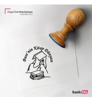 Kadın Kişiye Özel Kitap Damgası Kitap Mührü Kaşe Kitap Mühür Özel Damga 371