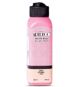 Artdeco Akrilik Boya 140 ml Pembe 4 adet