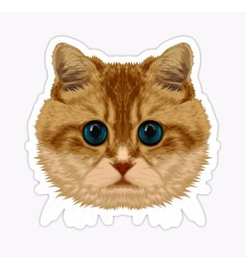 Araba Leptop için Kedi tekir Sticker Yapıştırması Etiket  17CM a3