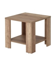 Adore Mobilya New Line Köşe Sehpa - Açık Ceviz (Tori) 50x48x50 cm (GxYxD)