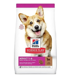 Hills Kuzu Ve Pirinçli Küçük Ve Mini Irk Yetişkin Köpek Maması 1,5 Kg (Kahverengi)
