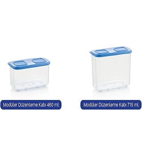 Tupperware Modüler Düzenleme Kabı 460 Ml -714 Ml Esc