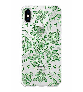 Apple iPhone XS Uyumlu Kapak Nostalji Desen Tasarımlı Şeffaf Silikon Kılıf
