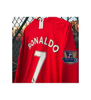 Manchester/united 2008 Moskova Şampiyonlar Ligi Finali Cristiano Ronaldo Forması (RED-UZUN KOL) (Kırmızı)