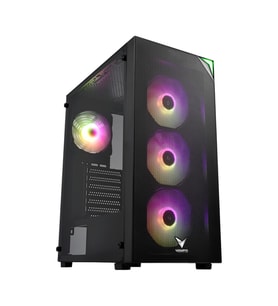 VENTO VG4200S PSU YOK 4x12CM RGB FAN E-ATX MESHED PANEL 2xUSB2.0/1xUSB3.0 SİYAH GAMING KASA