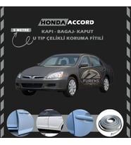 Honda Accord Oto Araç Kapı Koruma Fitili 5metre Parlak Gri Renk