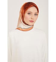 Armine 2024 Yaz Sezonu %100 Sura İpek Eşarp 9100D 01