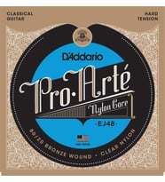 D'Addario EJ48 Pro-Arte Serisi Klasik Gitar Tel Seti (Hard Tension - 80/20 Bronze)