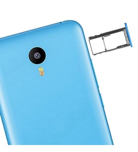 Meizu M2 Note Sim Hafıza Kart Kapağı-mavi