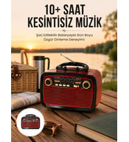 Hoparlör Ahşap Renk Işıklı Nostaljik Radyo Fm Ahşap Görünümlü Yeni Nesil