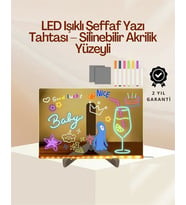 Çocuklar İçin Renkli LED Mesaj Tahtası – Neon Kalemli, Eğlenceli ve Yaratıcı Yazı Panosu