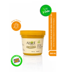 Aloe Vera & Salyangoz Jel – Akne Karşıtı, Cilt Yenileyici & Sıkılaştırıcı 300 ml