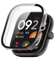 Sneezy Xiaomi Redmi Watch 4 Uyumlu PC Sert Kasa Ve Ekran Koruyucu (Şeffaf)