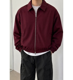 Erkek Oversize Bomber Ceket Fermuarlı Basic Günlük Şık Mont