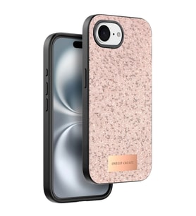 Onegif Apple İphone 16e Bright Simli Kapak - Pembe