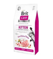 Brit Care Hypo-Allergenic Sağlıklı Büyüme için Tavuklu ve Hindili Tahılsız Yavru Kedi Maması 2 kg