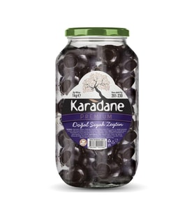 Karadane Doğal Siyah Zeytin 1KG 201 - 230