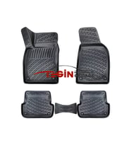 Audi A4 B6 2006 3D Havuzlu Paspas Siyah (Karışık)