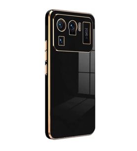 Microsonic Xiaomi Mi 11 Ultra Kılıf Olive Plated Siyah (Siyah)