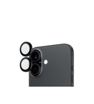 PanzerGlass iPhone 16/16 Plus Hoops Siyah Kamera Koruyucu (Şeffaf)