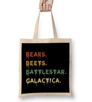 Bears Beets Battlestar Galactica The Office 02 Bez Çanta Uzun Saplı