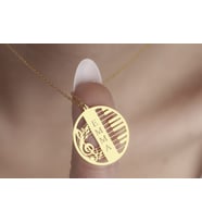 SOL ANAHTARI İSİM GÜMÜŞ KOLYE, MÜZİSYEN İSİM KOLYE ,925 AYAR KOLYE, GÜMÜŞ, ROSE GOLD,ALTIN KAPLAMA KOLYE