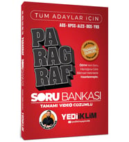 Kpss Ales Dgs Yks Paragraf Soru Bankası Yediiklim