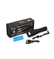 3000 LÜMEN GÜÇLÜ EL FENERİ - POWERBANK Olarak Kullanılabilir (Siyah)