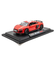 Mınıauto Audi R8 Kırmızı 1:24 Metal Çek Bırak Kapıları Açılan Sesli Işıklı Araba
