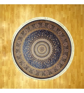 Safir 200 x 200 Yuvarlak İpek Halı