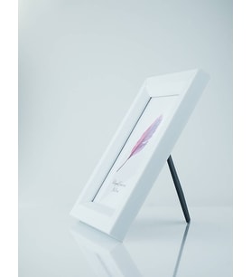 Fotoğraf Baskısı ve Fotoğraf Çerçevesi - İç Ölçü: 15x21 cm - Dış Ölçü: 19x25 cm - Camlı- Beyaz Renk
