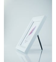 Fotoğraf Baskısı ve Fotoğraf Çerçevesi - İç Ölçü: 15x21 cm - Dış Ölçü: 19x25 cm - Camlı- Beyaz Renk