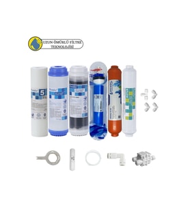 Purefer Açık kasa çift karbonlu Sertifikalı 6li Filmtec Dupon mebran  mineralli