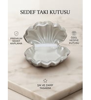 Deniz Kabuğu Şekilli Takı Kutusu