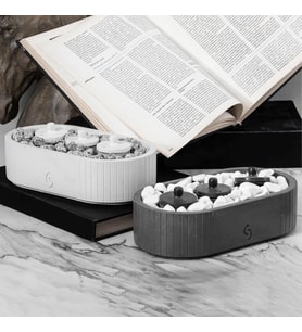 ZENFIRE MASAÜSTÜ ŞÖMİNE, ATEŞ ÇUKURU (Antrasit)