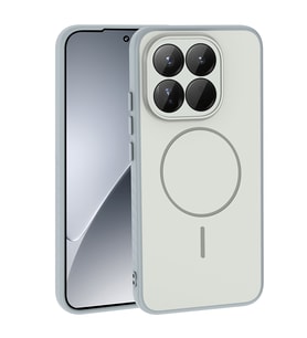 Xiaomi 15T Kılıf M-safe Şarj Özellikli Tea Kılıf (Gümüş)
