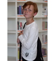 Breeze Girls & Boys Erkek Çocuk Uzun Kollu Tişört Armalı 9-13 Yaş, Ekru