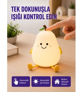 Dekoratif Armut Led Lamba Renk Ayarlı Şarj Edilebilir