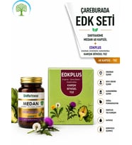 ShiffaHome MEDAN ( Enginar, DeveDikeni, Karahindiba ) 60 Kapsül & Çareburada EDK PLUS Karışık Bitkis