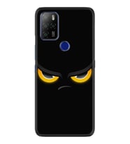 Omix X500 Kılıf Silikon Desen Black Eyes 1644