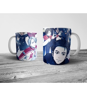 Pixxa Yuri!!! on Ice Kupa Bardak Model 2