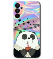 Galaxy A15 Kılıf HD Desen Baskılı Kılıf - Milkshake Panda