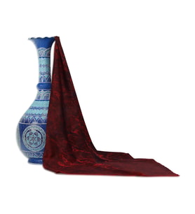 e38 EL İŞÇİLİĞİ KADIN RENKLİ EBRU EŞARP 90*90 cm- E0066