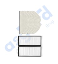 ROBOROCK Q7 , Q7+ , Q7 MAX , Q7 MAX+  Uyumlu 2 Filtre 6 Mop PKT-iasgf0000515