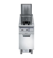 Electrolux Professional 23-lt Gazlı Fritöz, 1 "v" Tip Hazneli, Brülörler Hazne Dışında, Elektronik Kontrol, Programlanabilir Ve 2x½ Sepetli - Hp E9KKHBBAMCG