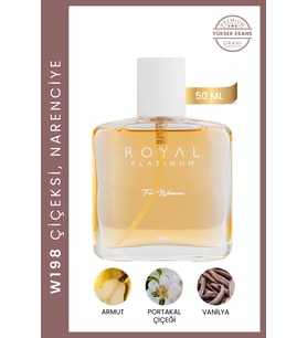 Royal Platinum W198 Kadın Parfüm Çiçeksi Vanilya