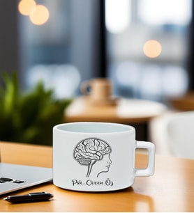 Kişiye Özel Psikolog Temalı Espresso Fincan